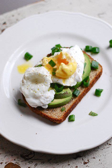 The Bread Winner Healthy Poached Eggs Over Avocado Toast Food Easy