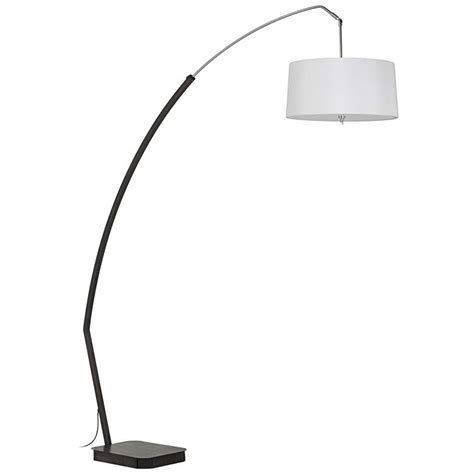 Bahamas matte black arc floor lamp. Bahamas Matte Black Arc Floor Lamp - #40V04 | Lamps Plus