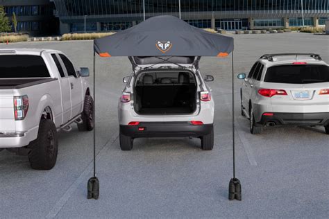 Universal black tailgating canopy by rightline gear®. Rightline Gear SUV Tailgate Awning - 8' Long x 6' Wide ...