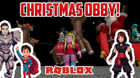 Happy Holidays Roblox Christmas Obby Youtube