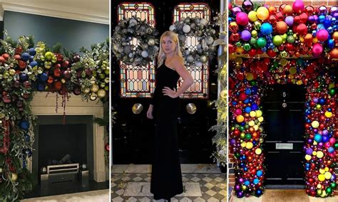 Celebrity Christmas Trees And Doors Inspired By Rochelle Humes Holly