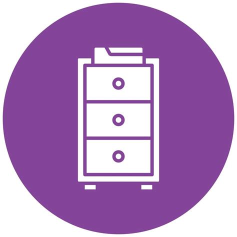 Filing Cabinet Icon Style 8746220 Vector Art At Vecteezy