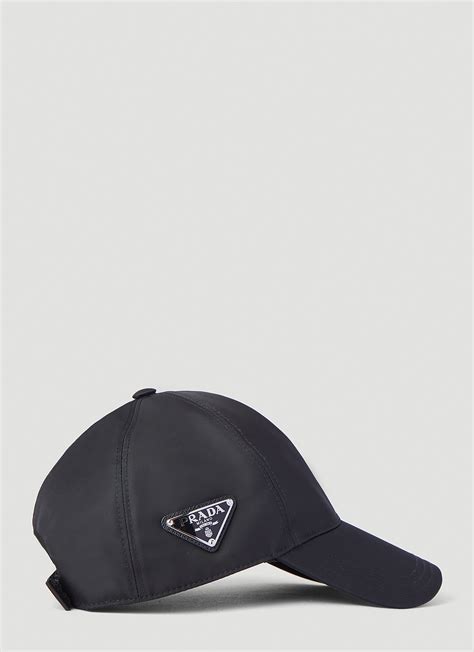 Prada Womens Re Nylon Baseball Cap In Black Ln Cc