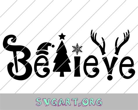 Believe Prints Believe Svg Svg Files for Cricut Believe Graphics Believe Design Believe Cut File 