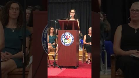 Sophies 5th Grade Graduation Speech Youtube