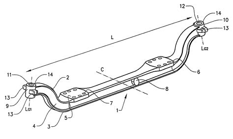 Patent Us7686312 Blank For An Axle Beam Wheel Suspension Comprising