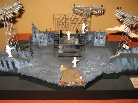 Destroyer Set Model For Kiss Destroyer Tour 1976 Stage Set Dining