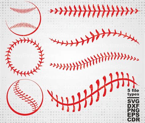 13 Baseball Stitches Vector Clipart Info