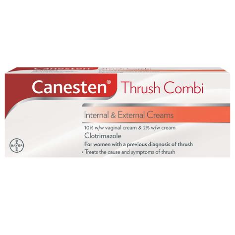 Canesten Thrush Combi Internal And External Creams Clotrimazole