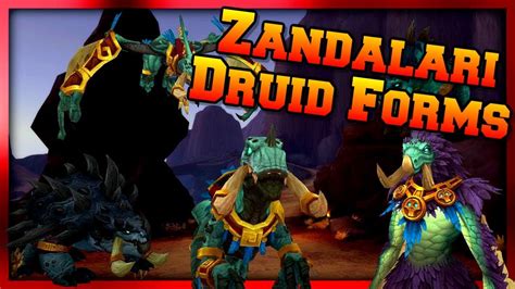 Zandalari Troll Druid Forms World Of Warcraft Battle For Azeroth