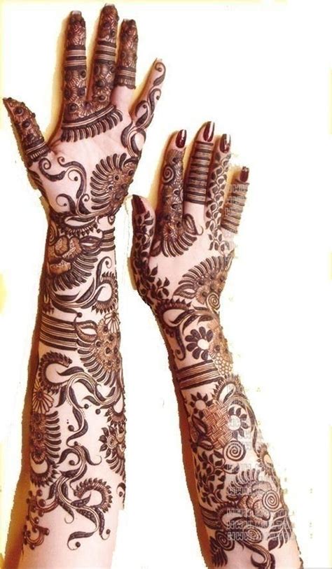 Gorgeous Back Hand Bridal Mehndi Designs Crayon