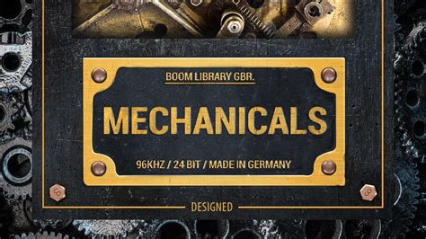 Boom Library Sound Fx Mechanicals Teaser Youtube