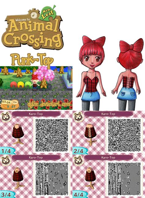 Animal Crossing New Leaf Punk Top By Elythe On Deviantart