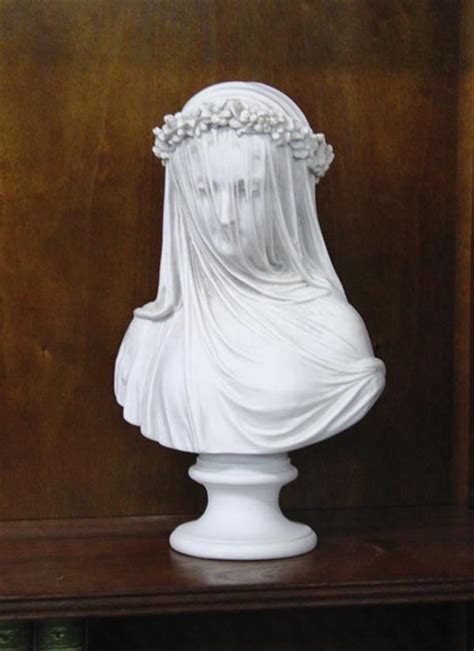 Veiled Lady Sculpted In 1850 In England By Raphaelle Monti This Bust Is Often Referred To As