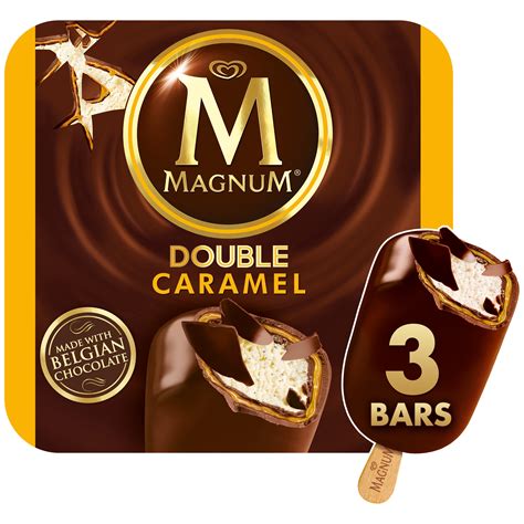 Magnum Double Caramel Ice Cream Bars 3 Bars