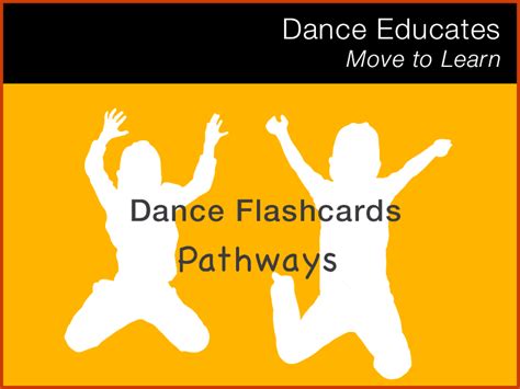 Dance Flashcards Pathways In Dance Teaching Resources