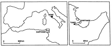 Location Map Of Carthage Download Scientific Diagram