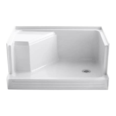 Shop Kohler Memoirs White Acrylic Shower Base Common 36 In W X 48 In