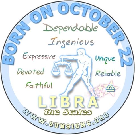 If today is your birthday, you are likable people. October 22 Zodiac Horoscope Birthday Personality ...