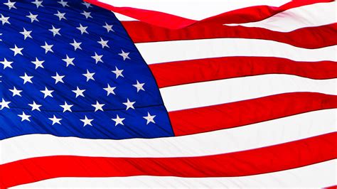 Banner With Waving American Flag Free Image