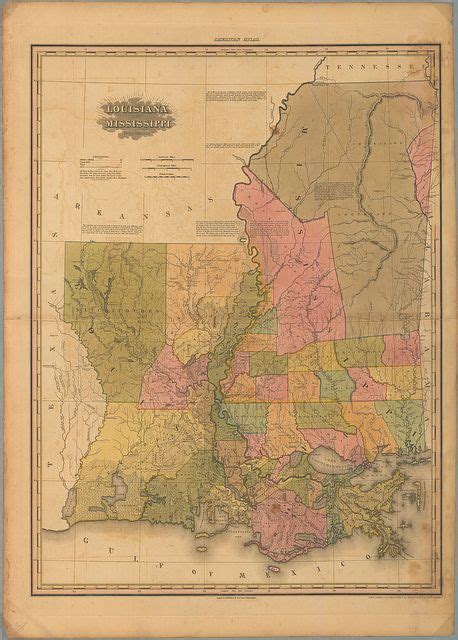 Louisiana And Mississippi Louisiana Map Louisiana History
