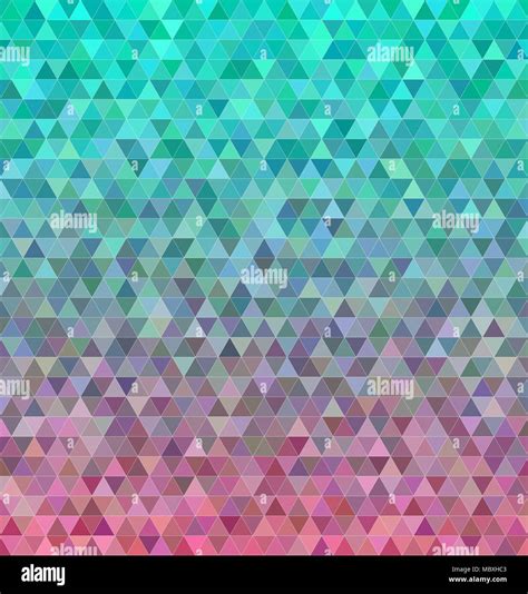 Abstract Regular Triangle Mosaic Tile Background Stock Vector Image