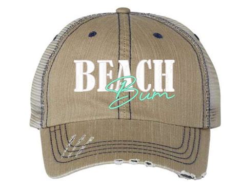 Beach Bum Hat Very High Quality Embroidery Free Etsy