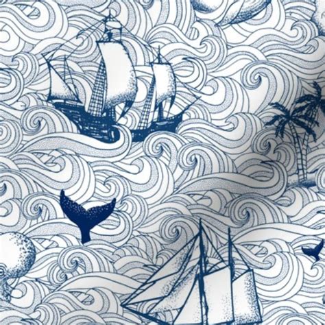 vintage nautical journey spoonflower nautical pattern nautical prints nautical signs