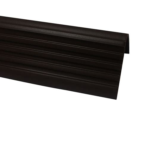 We offer a large selection of vinyl and rubber stair nosings in a wide range of profiles and color options. Shur Trim Vinyl Stair Nosing, Brown - 1-7/8 Inch | The Home Depot Canada