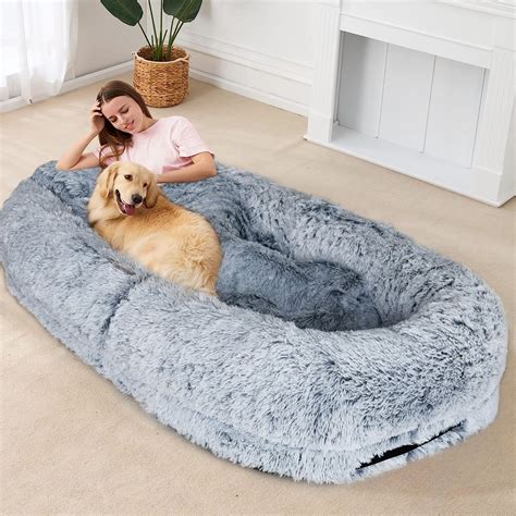 Human Dog Bed73x44x14 Giant Dog Bed For Humans Wblanket And Pillow