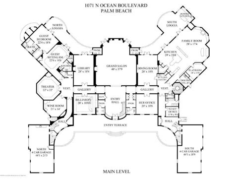 Modern Mega Mansion Floor Plans Floorplansclick