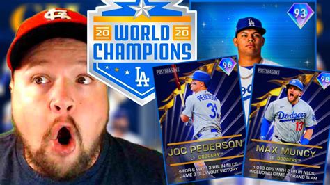 2020 World Series Champions Dodgers Team Build Mlb The Show 20