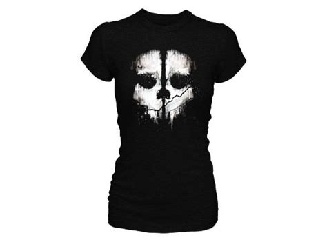 Call Of Duty Ghosts Skull Womens Tee Womens Tees Tee Outfit Call