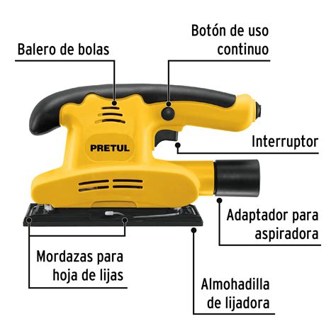 Ficha Tecnica Lijadora Orbital Hoja W Pretul