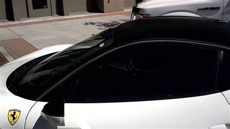 Check spelling or type a new query. Ferrari 458 Italia sighting, white with carbon roof - YouTube