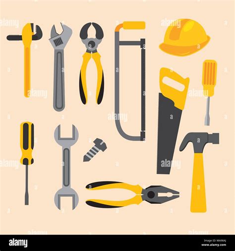 Construction Tools Equipment Stock Vector Image And Art Alamy