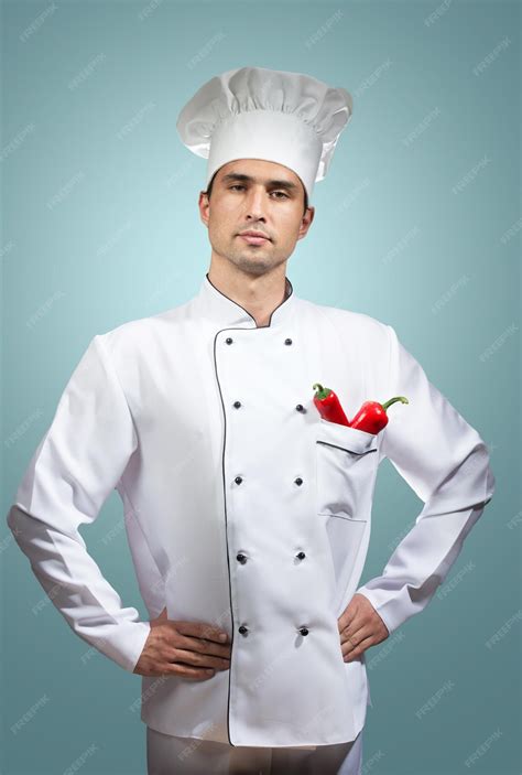 Premium Photo Humorous Portrait Of A Proud Chef