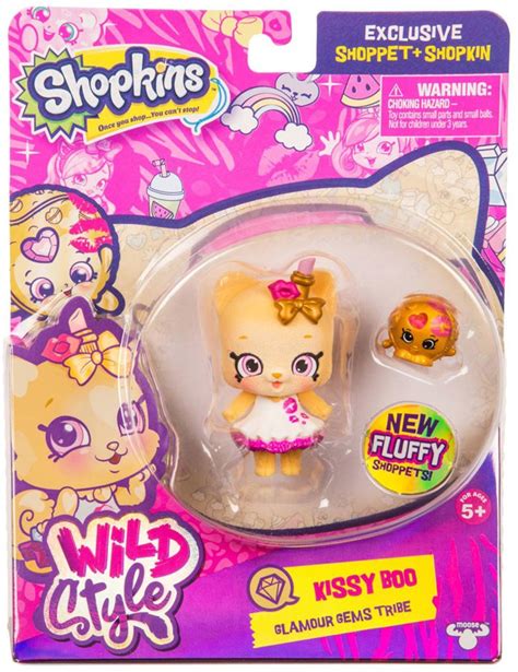 Shopkins Wild Style Season 9 Shoppets Kissy Boo Doll Figure Moose Toys