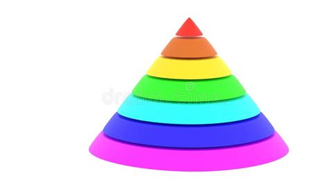 3d Color Pyramid Stock Vector Illustration Of Frame 29762045