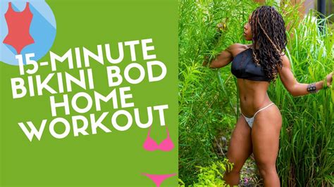 Minute Bikini Body Workout No Equipment Fat Burn From Home Youtube