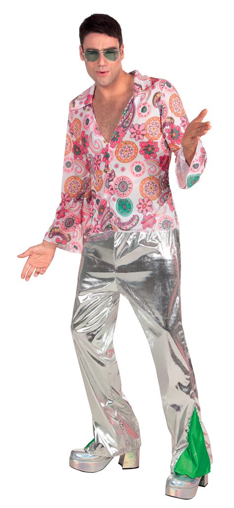 1970s Disco Fever Mens Fancy Dress 70s Retro Funky Dancer Adults