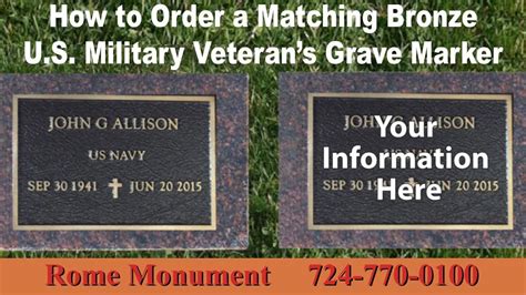 Military Grave Markers For Veterans