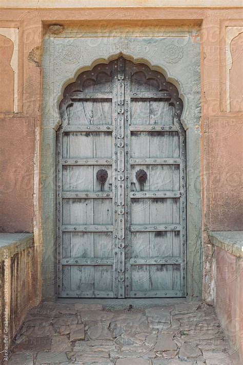 Traditional Indian Door By Alexander Grabchilev Indian Doors Pooja
