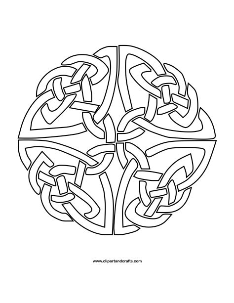 Mandala Monday - More Free Celtic Mandalas to Color
