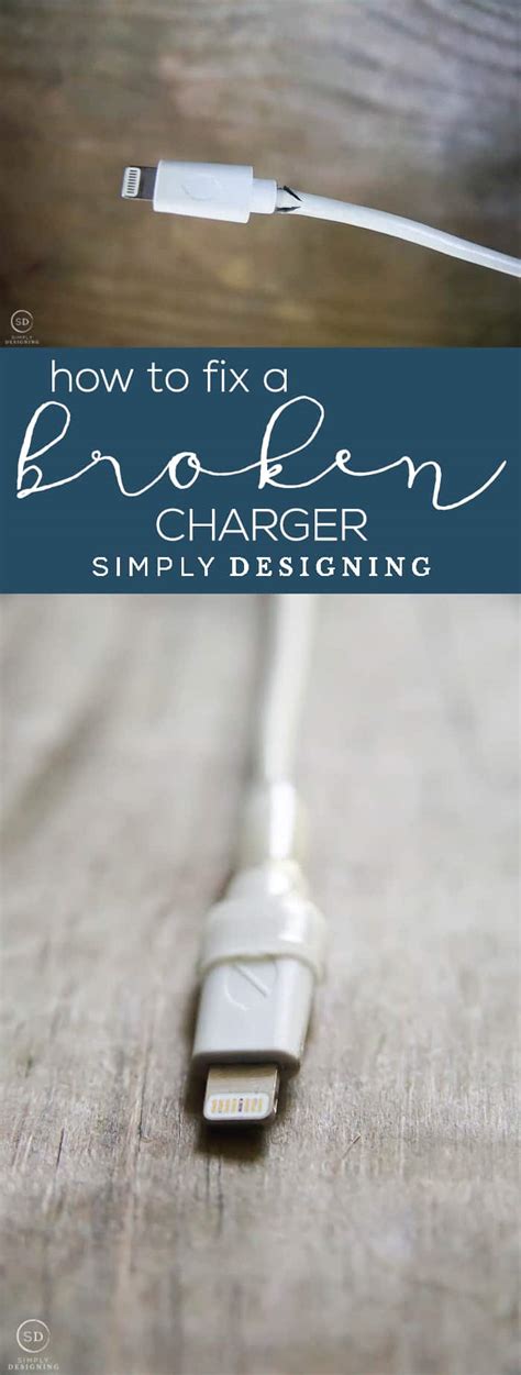 How To Fix A Broken Iphone Charger Simply Designing With Ashley