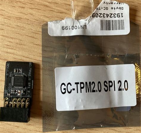 GIGABYTE Gc Tpm 2 0 SPI TPM Module For Sale Online EBay