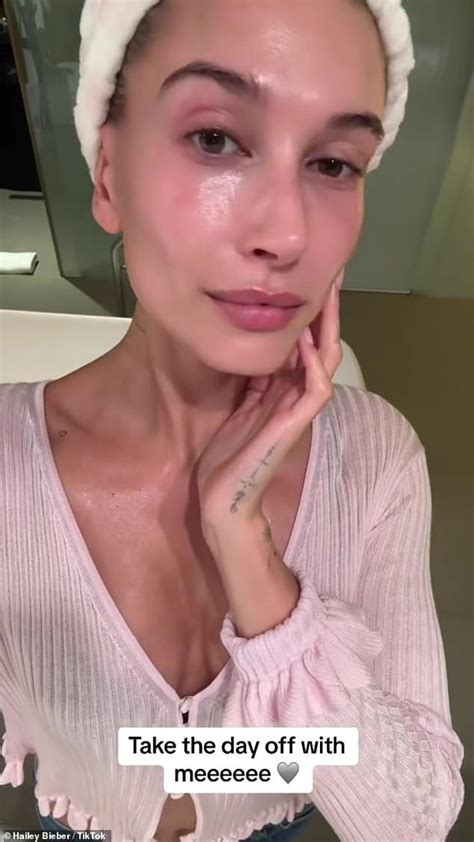 Hailey Bieber Reveals Her Skin Care Routine As She Removes Her Makeup In Fun Trends Now