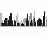 Modern City silhouette. vector illustration in flat design 620571 ...