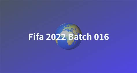 Febrianfifa 2022 Batch 016 At Main