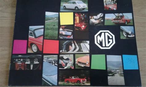Mg Car Brochure Mg Mgb Mgb Gt Mg Midget Mk Iii Mg Mk Ii Picclick Uk